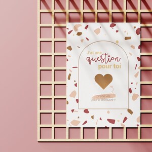 Carte à gratter demande marraine