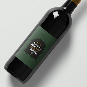 Galateo bottiglia di vino vuoi essere il mio testimone