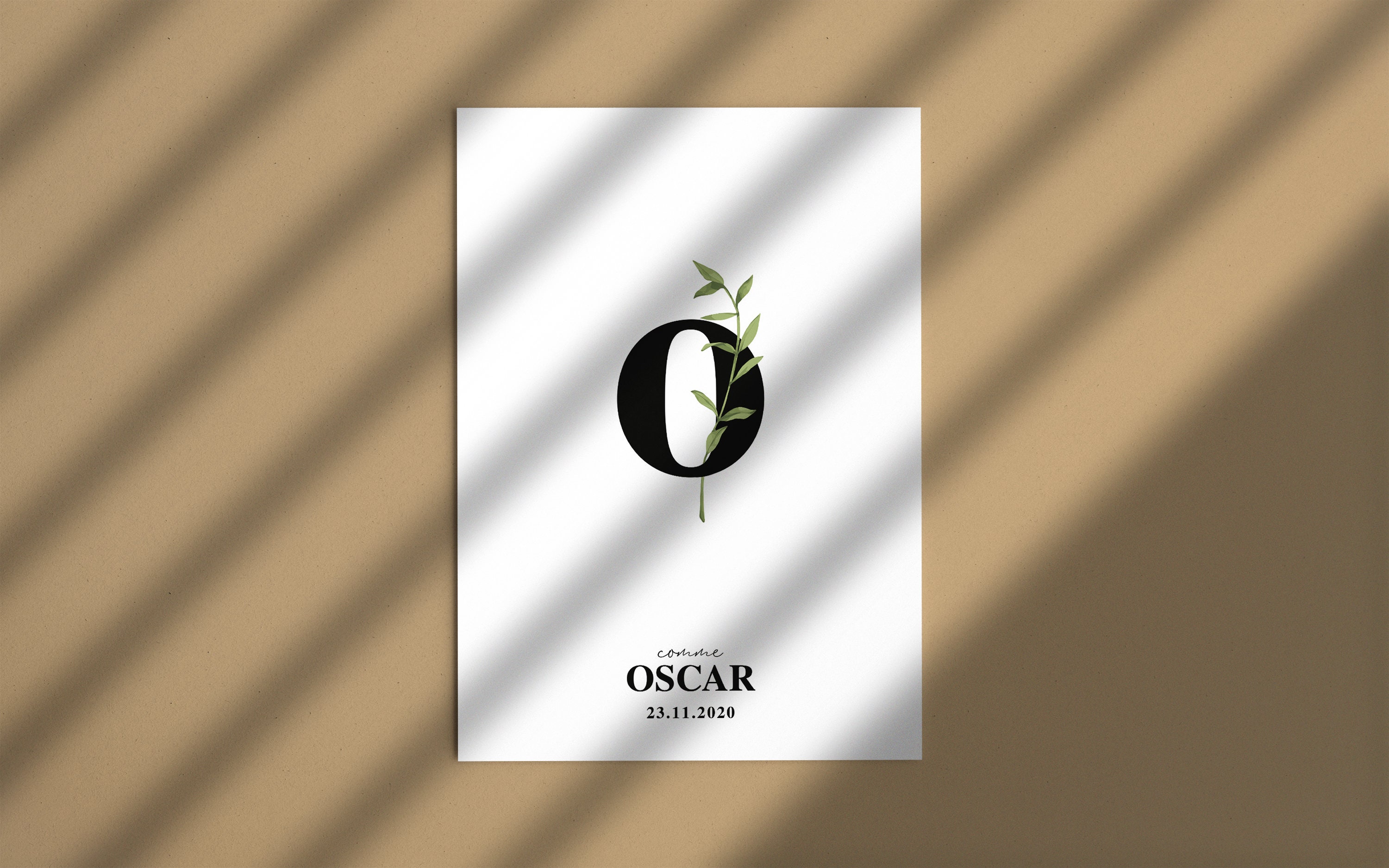 Affiche Personnalisée Prénom Chambre Enfant