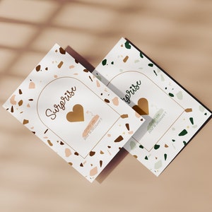 Carte à gratter annonce grossesse papy et mamie
