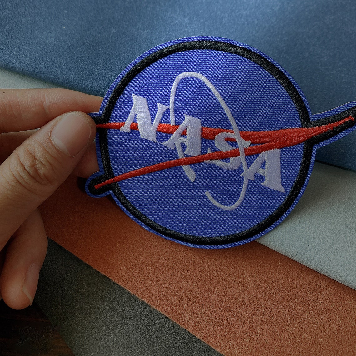 Space Patch Adhesive Backing Space Astronaut Sew On Etsy