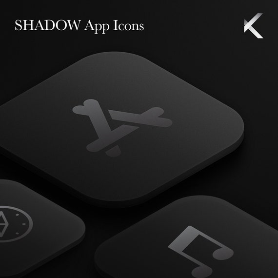 SHADOW App Icons Ios 14 Etsy