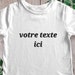 see more listings in the T-shirt avec votre texte section