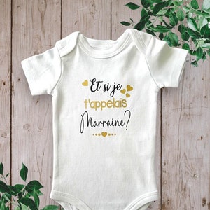 Bodies Personalized unisex bodysuit "What if I called you Godmother?" or Godfather? Or both on the same bodysuit