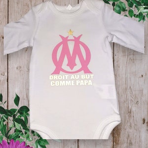 Bodie Body bébé ou t-shirt personnalisé OM Droit au but comme PAPA ou avec le mot de votre choix image 2