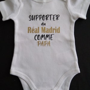 Camiseta gráfica Real Madrid - Blanco - Bebé