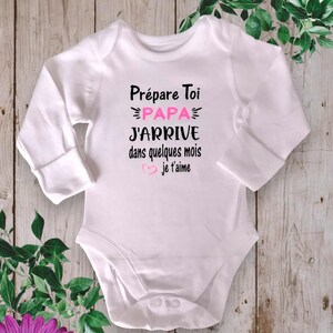 Body Bébé "Prépare-toi Papa, J'arrive" - Annonce Grossesse Gamer - Cadeau Original Futur Papa Geek - 10