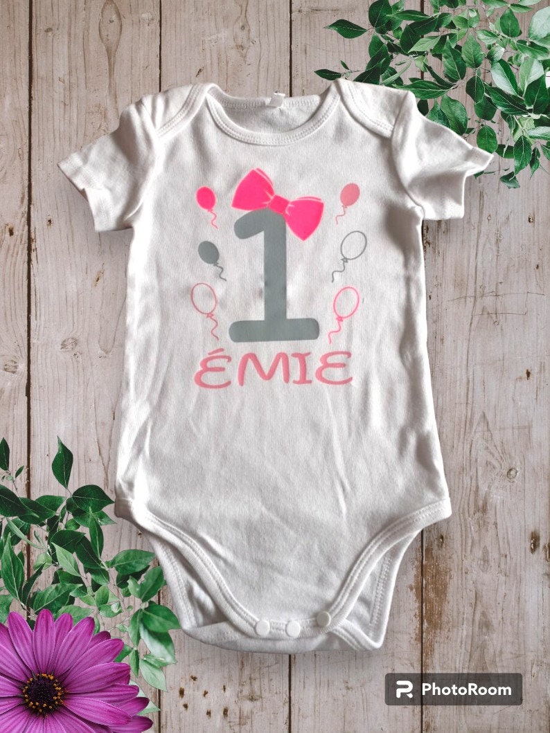 Bodie Body or personalized unisex t-shirt 1st birthday with the first name of your choice image 8