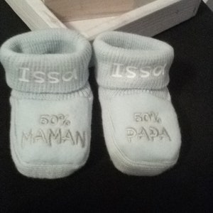 chaussons bebe papi mami