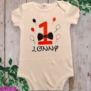 Bodie Body or personalized unisex t-shirt 1st birthday with the first name of your choice image 5