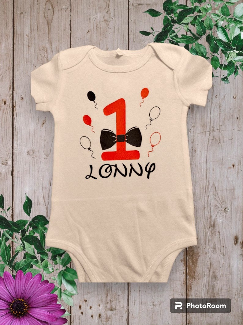 Bodie Body or personalized unisex t-shirt 1st birthday with the first name of your choice image 5