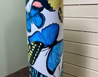 Butterfly 20 oz sublimated tumbler