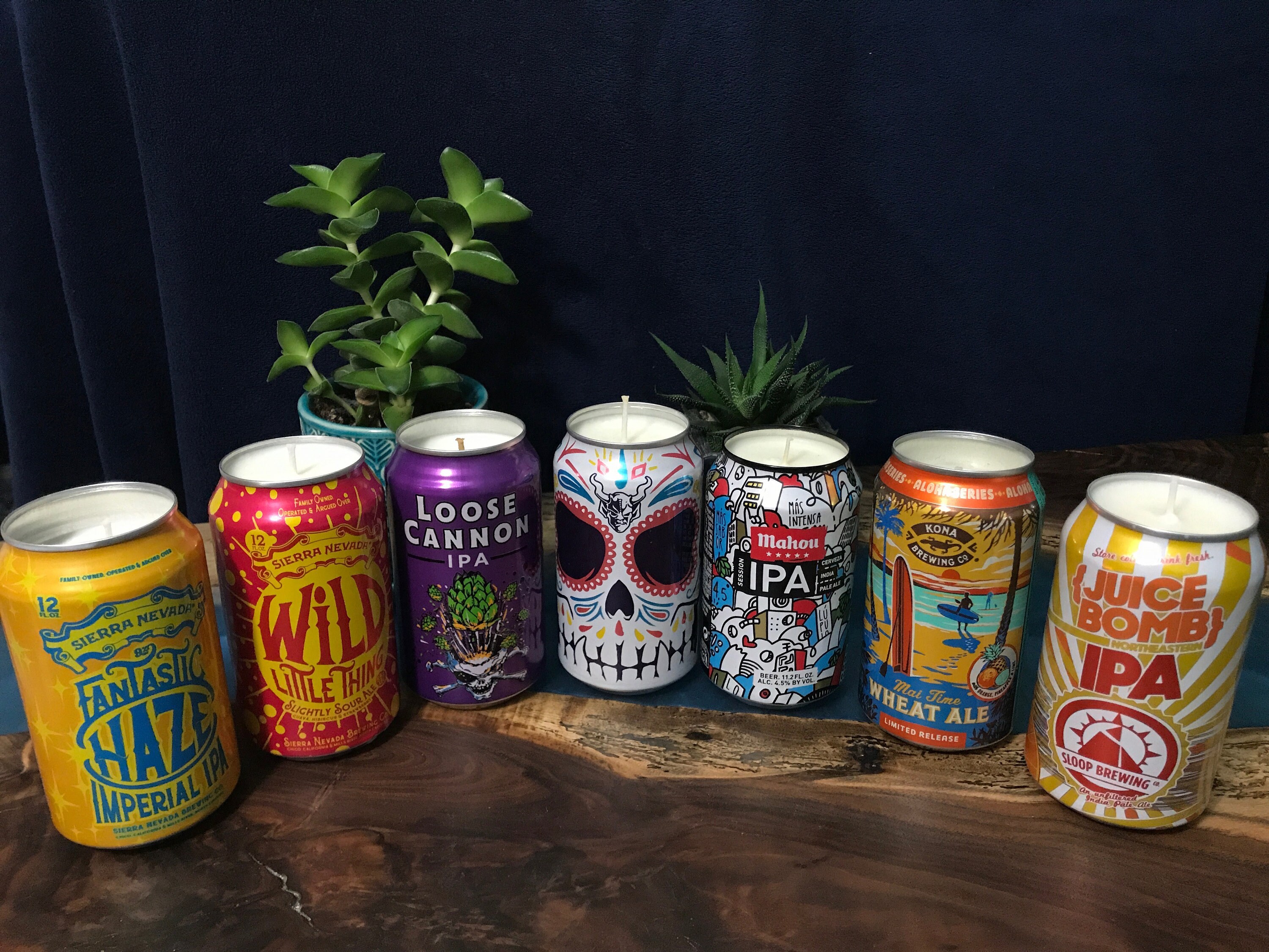 Beer Bottle Candles Etsy