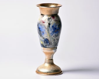 Vintage  hand blown vase, antique vase