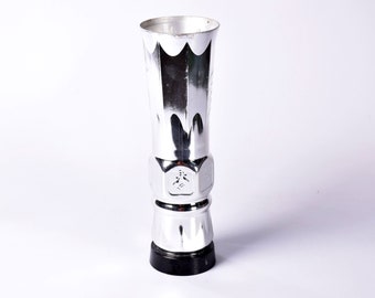 1975 vintage first place trophy for the sport championship, metal vase