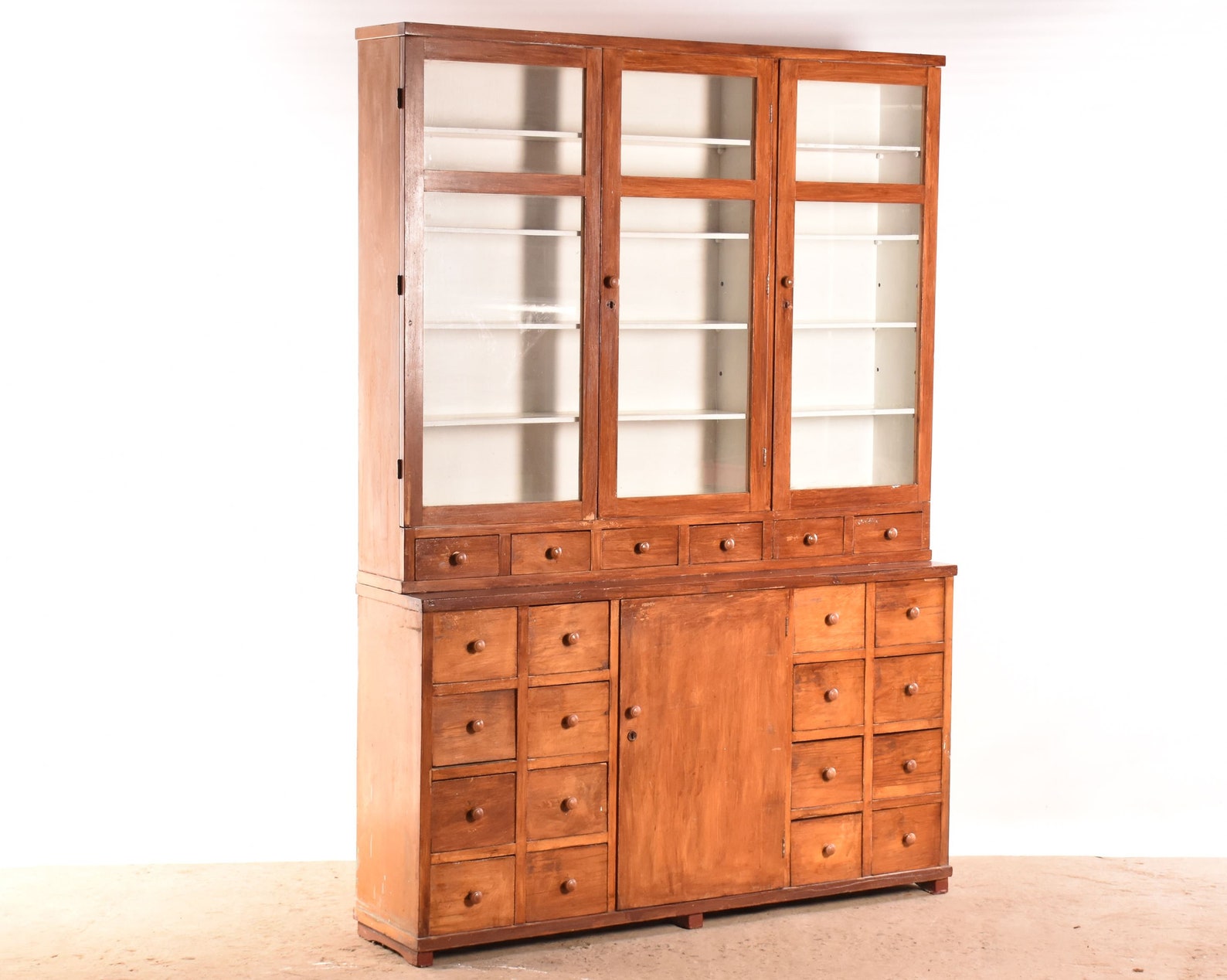 Vintage Apothecary Old Pharmacy Cupboard Antique Etsy