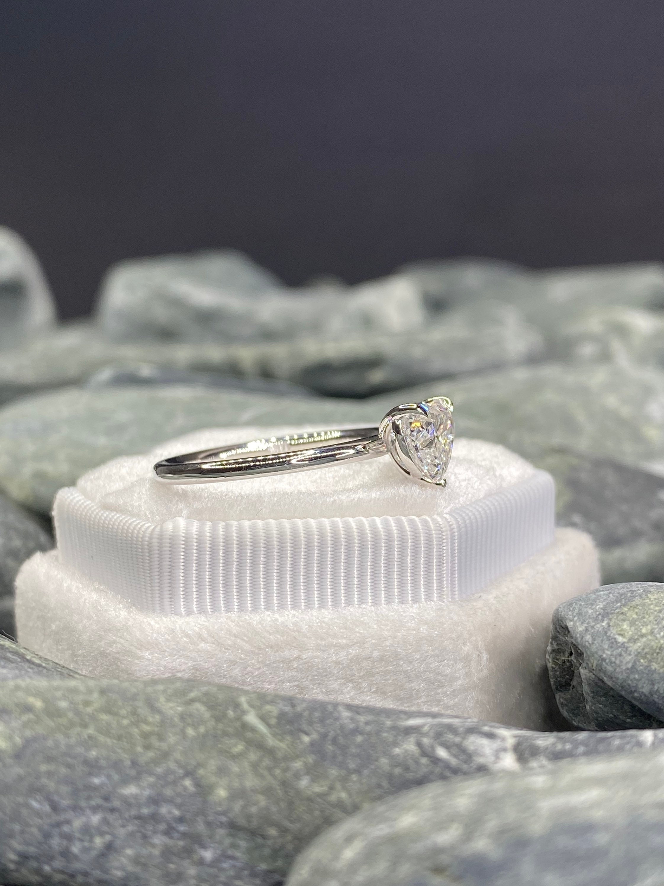 Tiffany & Co. Pre-Owned Tiffany & Co. Princess Cut Diamond Engagement Ring  in Platinum F VVS2 0.32 CT 133778 - Jomashop
