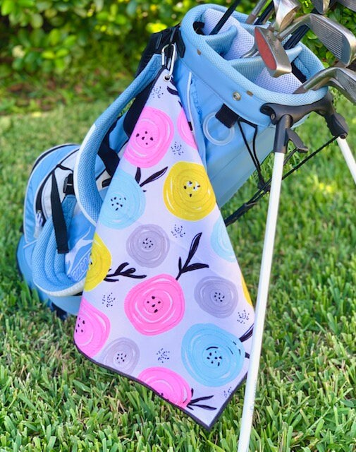 Cute Peony Golf & Tennis Towel Ladies Tennis Towel Etsy
