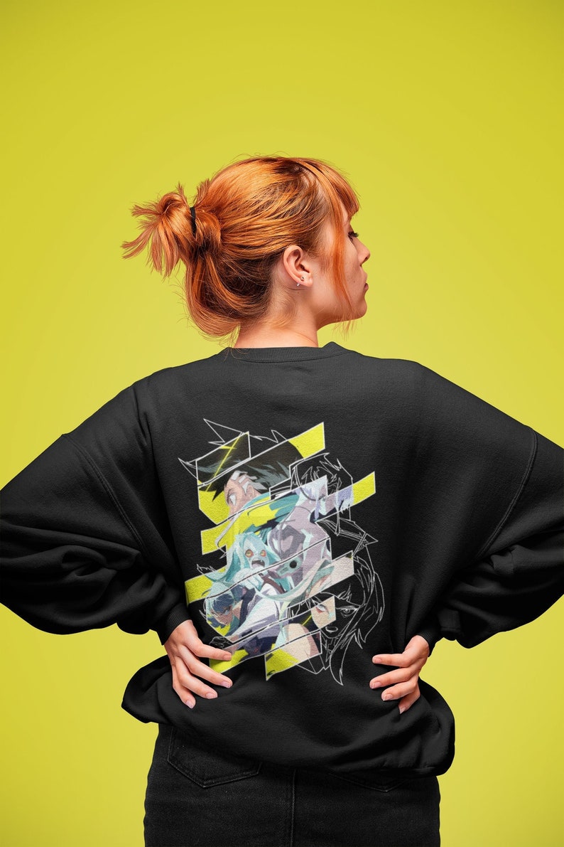 Cyberpunk Edgerunners Shirt Edge Runners DAVID & LUCY Neon Etsy New