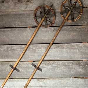 Leather straps (4" + screws) for hanging Ski Poles or other hard-to-hang items