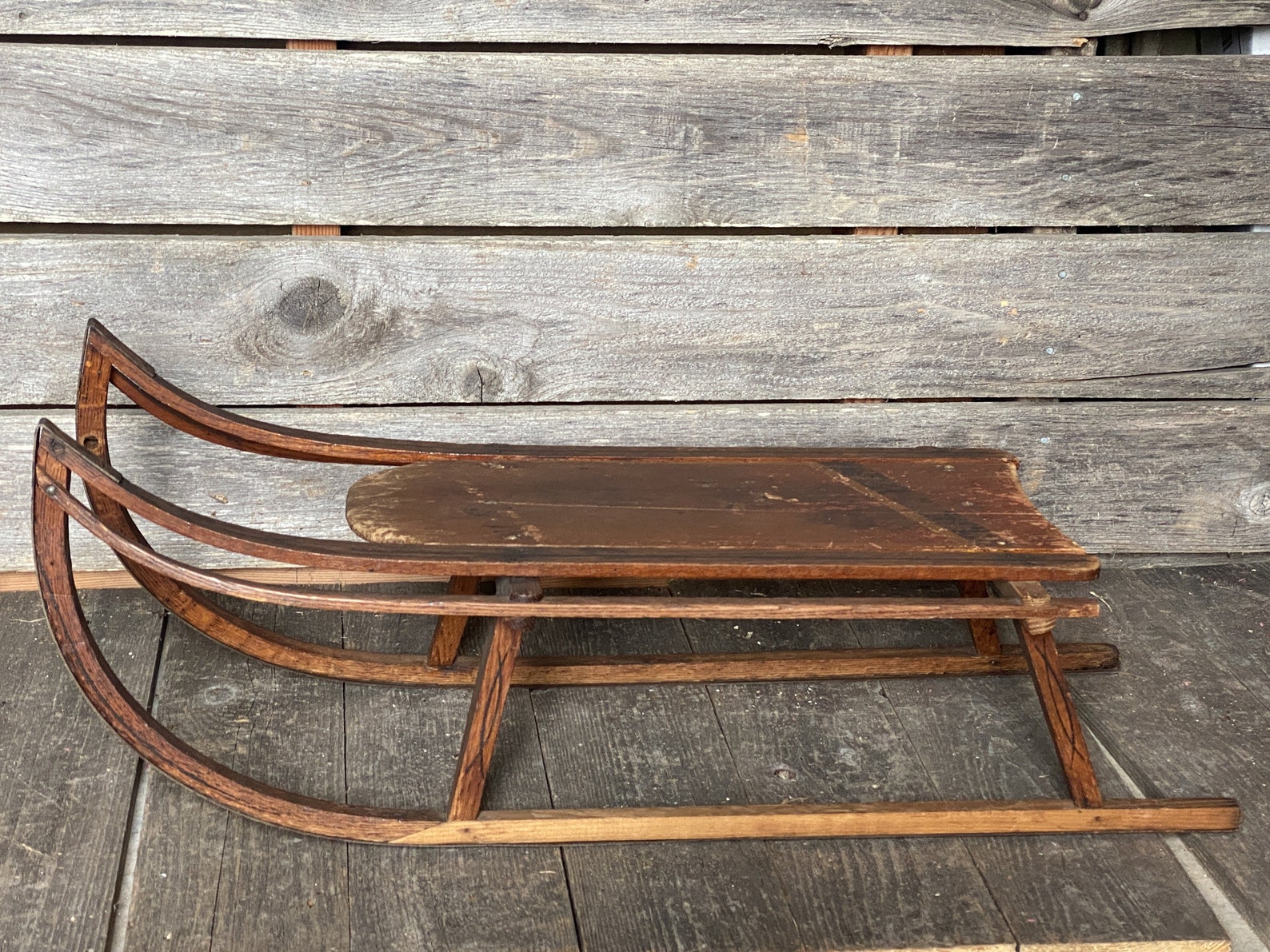 Vintage Childs Snow Sled | Etsy