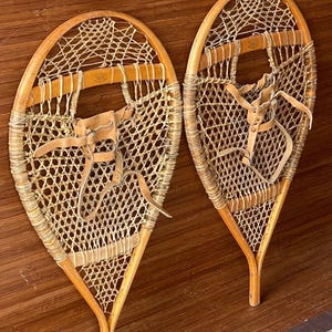 Vintage Canadian Faber Snowshoes