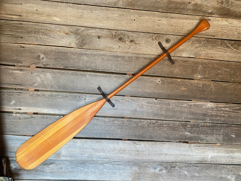 Leather Straps (7" + Screws) to Hang Canoe Paddles, Row Boat Oars and ...