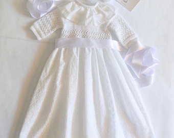 Faldón bebé hecho a mano