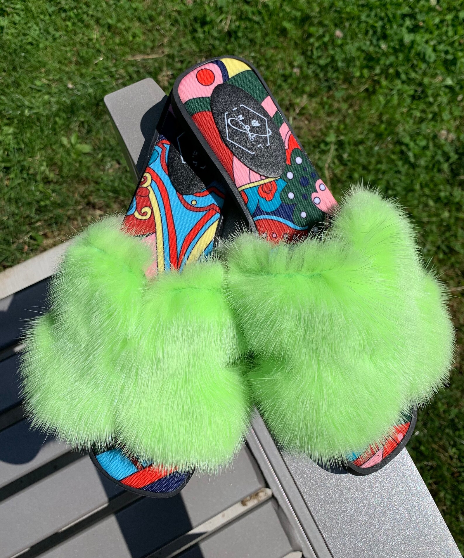 green fur slides