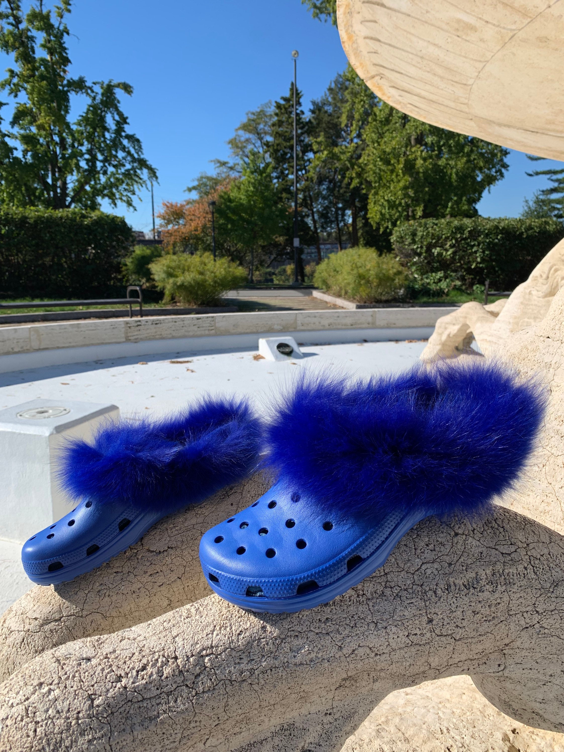 ✨Designer Custom Fur Crocs✨  Crocs fashion, Crocs, Women's crocs