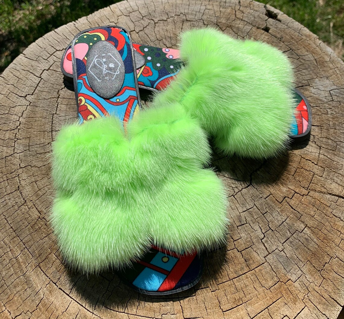 green fur slides