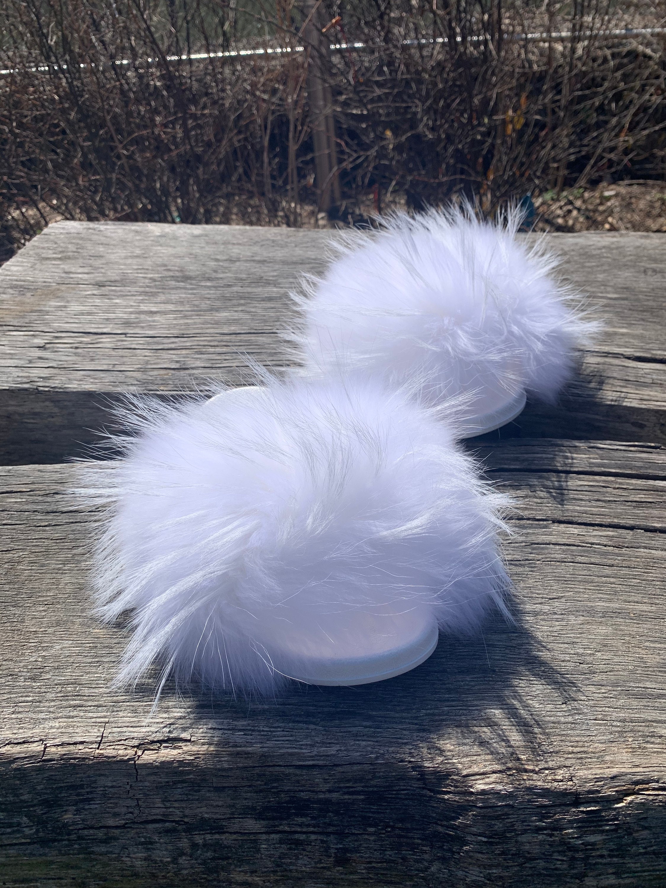 Yeti White Fur Slides Pool Slides Fur Sandals Fur Slippers Womens Fur Slides White Fur Slides Wedding Shoes Etsy