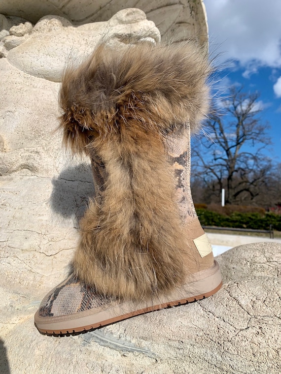 Snake print ugg boots best sale
