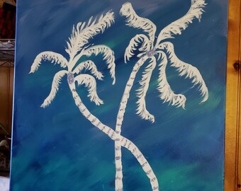 Palm Trees Painting