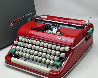ヴィンテージ OLYMPIA タイプライター、60 年代のオフィス装飾 - Etsy 日本