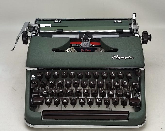 Double Gothic ! Olympia SM3 Typewriter Working, Rare Typewriter With ...