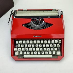 Máquina de escribir portátil Mercedes, máquina de escribir vintage, máquina de escribir antigua, regalo vintage para el Día de la Madre, máquina de escribir manual, regalos para escritores