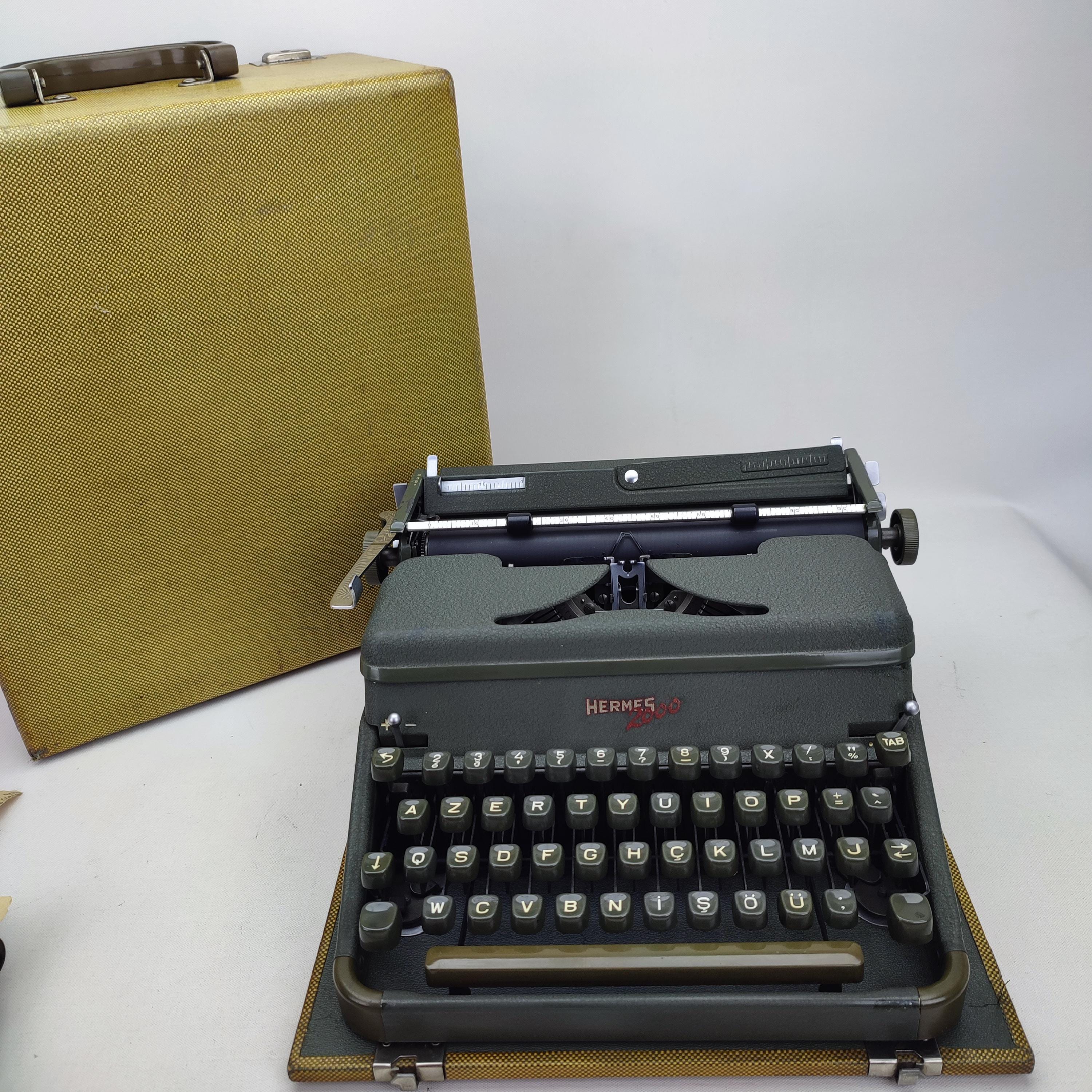エルメス 2000年製 ヴィンテージタイプライター、スイス製アンティーク
