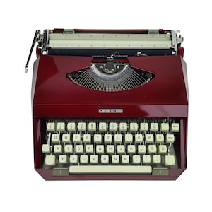 Mercedes Portable Working Typewriter, Vintage typewriter, Antique Typewriter, New Year Gift, Manual Typewriter, gifts for writers, poet gift