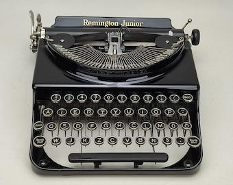 1936 Model Remington JUNİOR Working Typewriter, Mint Condition Typewriter! Portable, Light typewriter, Best Gift for Mothers Day for Moms,