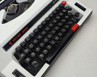 Rare Arabic / Persian Working Typewriter, Rover 8000 Typewriter With Case, Noel New Years Gift for Arabian, Best Christmas gift for Arabian