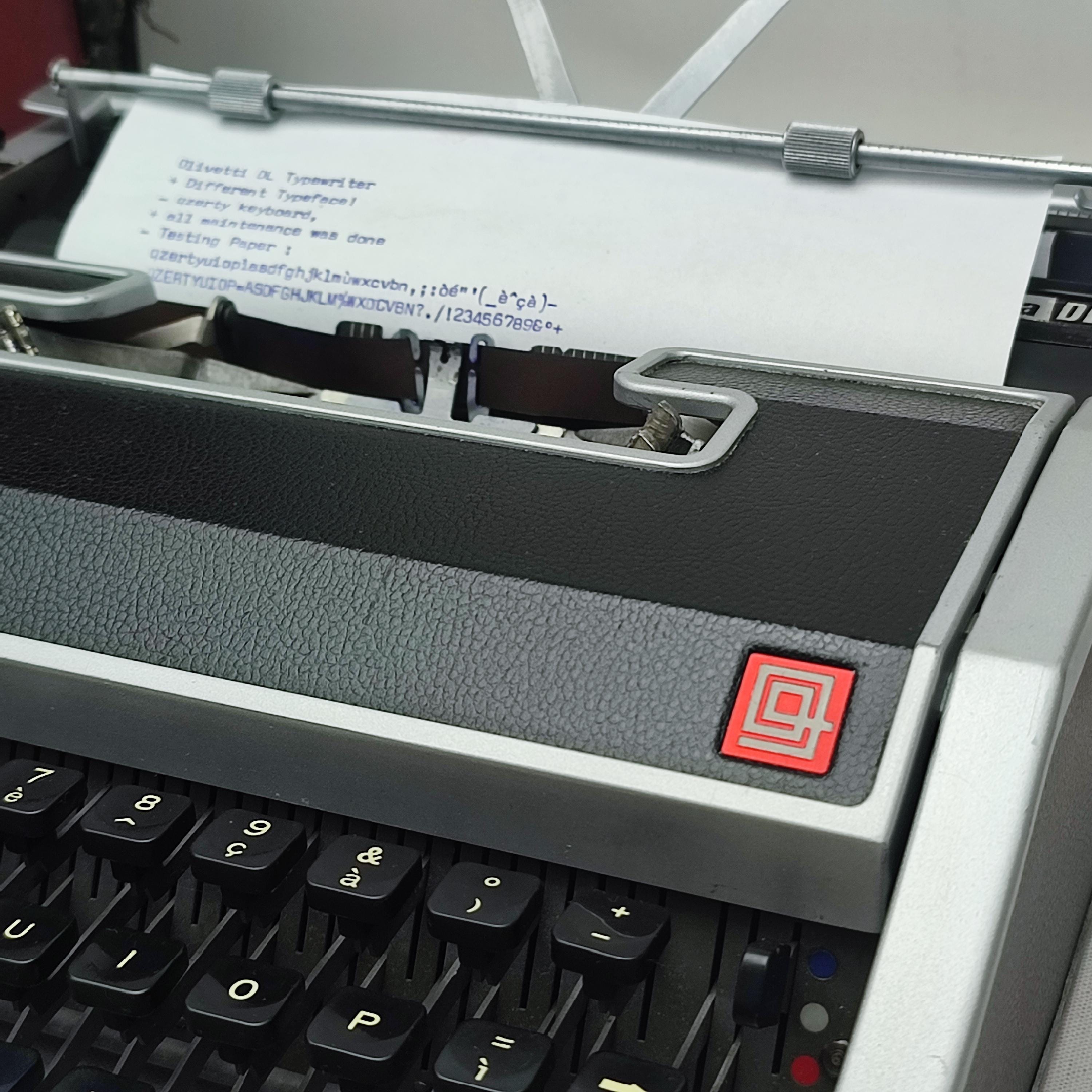 Olivetti Lettera DL 実用タイプライター、ヴィンテージタイプライター