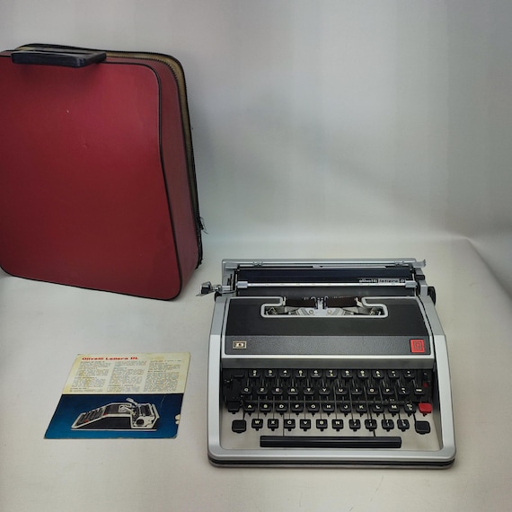 Olivetti Lettera DL 実用タイプライター、ヴィンテージタイプライター