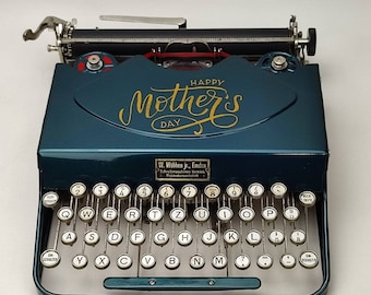 Typewriter For Mothers, Limited Editions Adler Klein 2 Typewriter, Best Gift For Mom, Working Vintage Typewriter, Antique typewriter for her