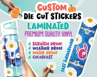 Custom Die Cut Stickers: Waterproof Vinyl Logo Stickers