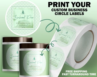Personalized Labels Stickers to label your products and packaging with your logo.
