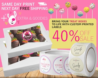 personalized bakery bags