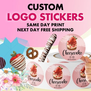 Custom Labels | Labels on Roll | Custom Stickers | Stickers Labels | Logo Stickers | Business Stickers | Event Business | Bakery Stickers