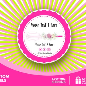 Custom Bakery Stickers: Logo Labels for Small Business