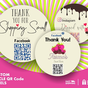 Facebook Personalized Stickers Fb Stickers Follow Me - Etsy